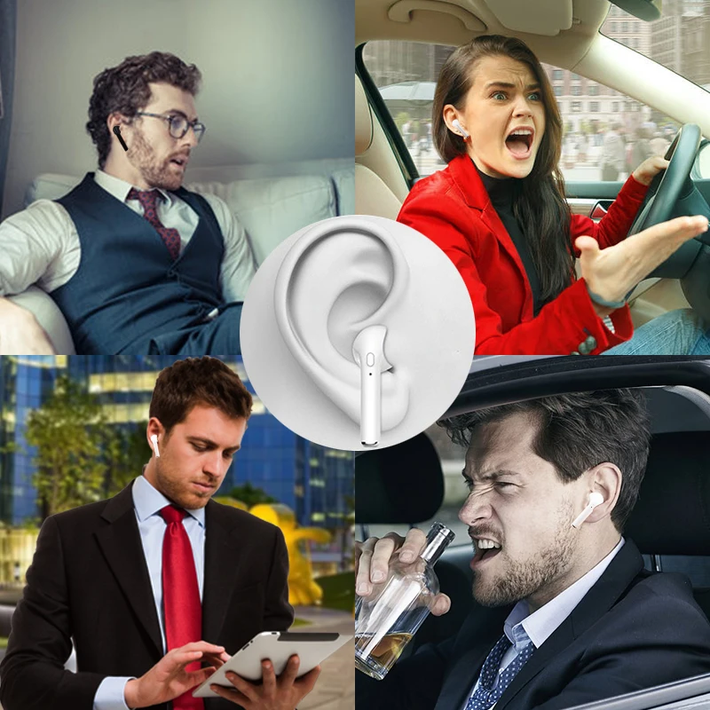 I7S TWS мини беспроводные Bluetooth наушники вкладыши стерео аэрод музыкальная