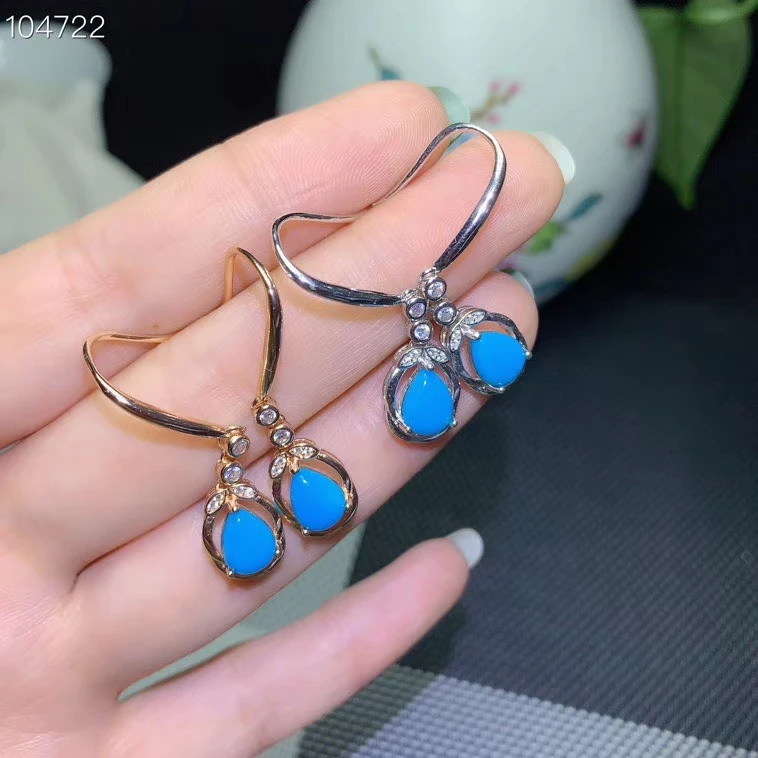 Женские серьги-подвески с крючком из серебра 925 пробы | Украшения и аксессуары