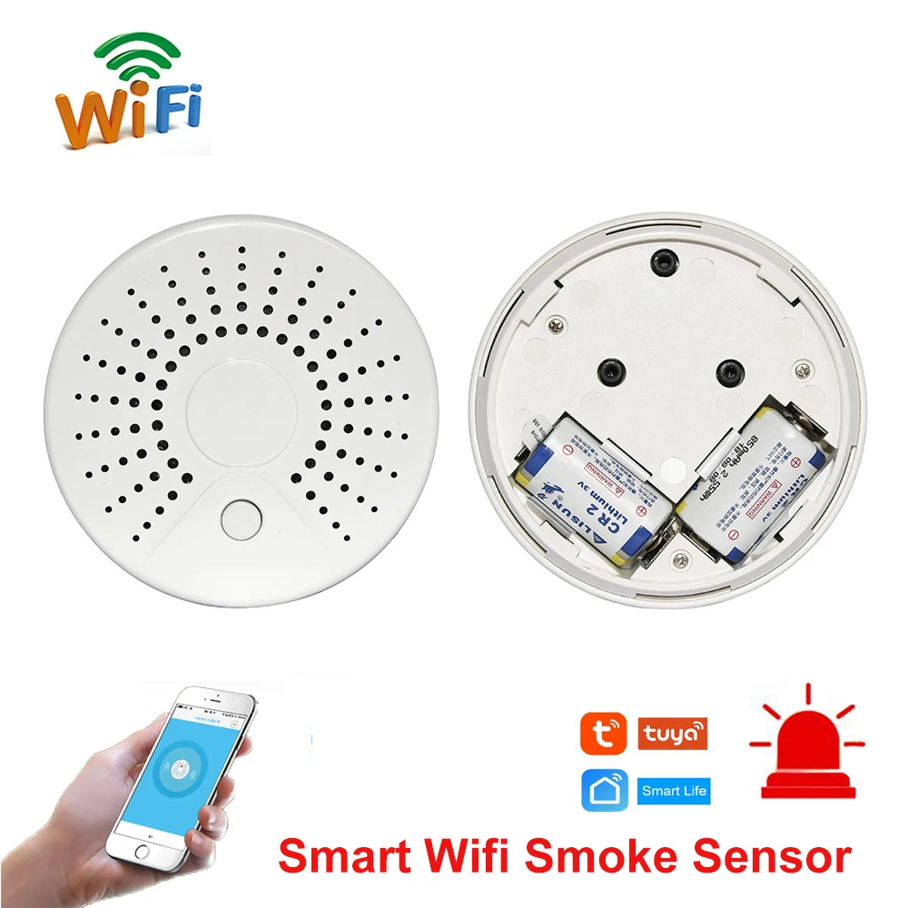 Интеллектуальная беспроводная (Wi Fi) Пожарный Температура Сенсор Беспроводной