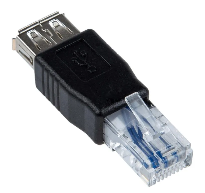

RJ45 Male to USB AF A Female Adapter Socket LAN Network Ethernet Router Plug
