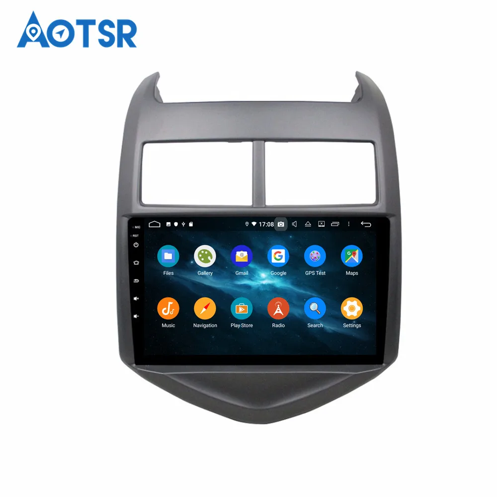 DSP Android 9 64G Автомобильный gps-навигация dvd-плеер мультимедиа для Chevrolet Chevy Aveo Sonic 2011-2016