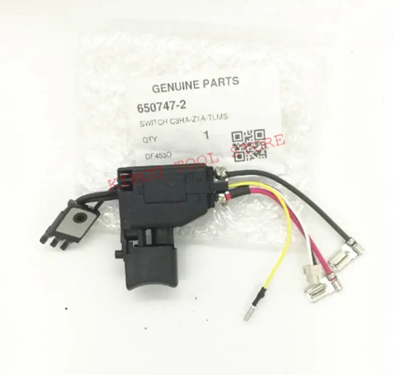 Переключатель для Makita 650731-7 6506379 DDF456Z BHP446Z BDF456Z BDF456RFE BDF446Z DDF456 DDF446 BHP456 BDF456 BDF446 DHP456 DF456D