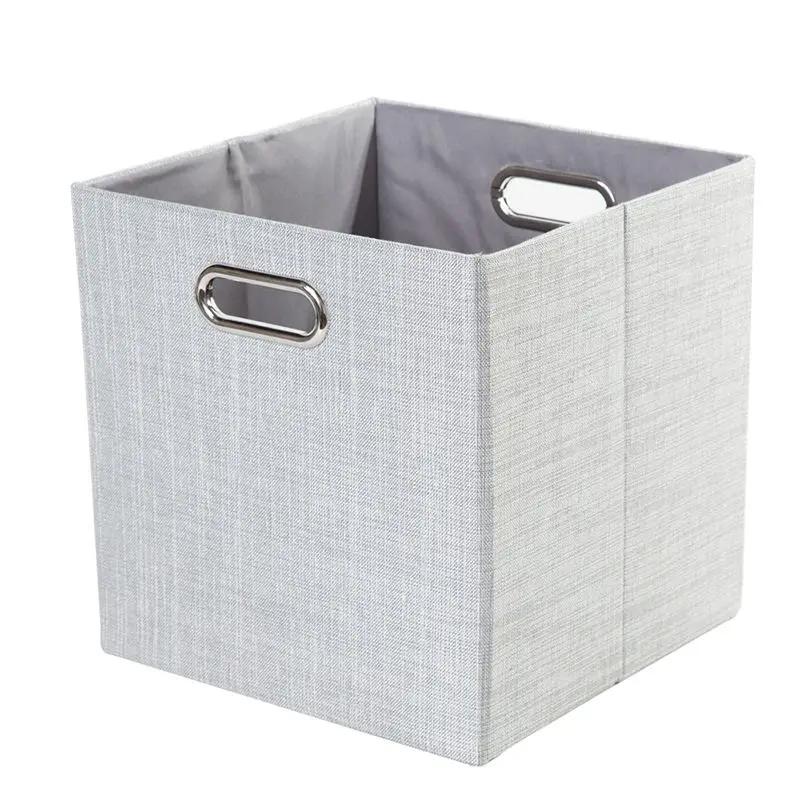 Light grey MICCK складной ящик для хранения белья корзина для белья детская игрушка Одежда Нижнее белье Галстуки Бюстгальтер Шкаф ящик для хранения настольная коробка для книг - Цвет: Light grey