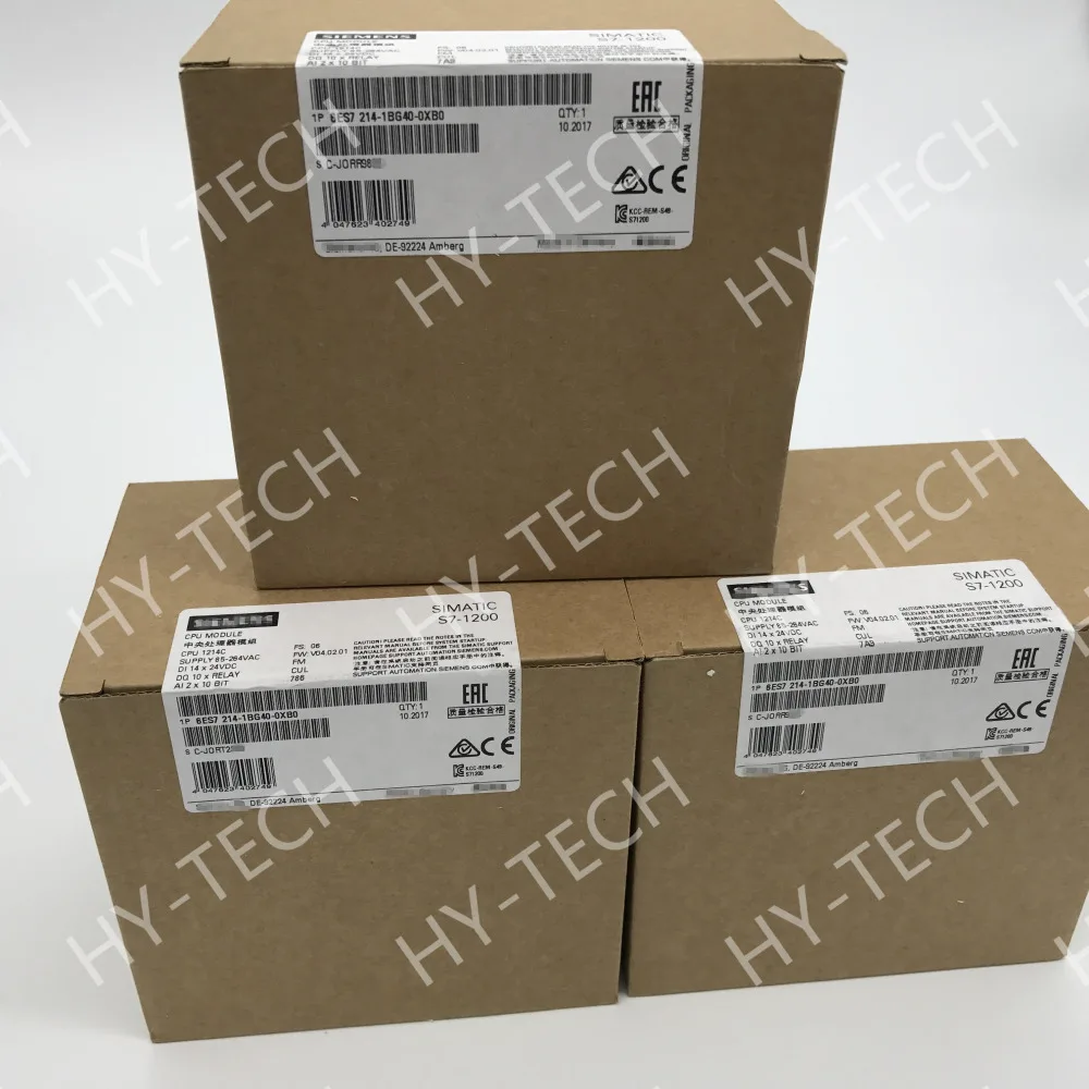 6ES7214 1BG40 0XB0 SIMATIC S7 1200 CPU 1214C компактный 6ES72141BG400XB0 PLC модуль AC/DC/реле|Контроллер