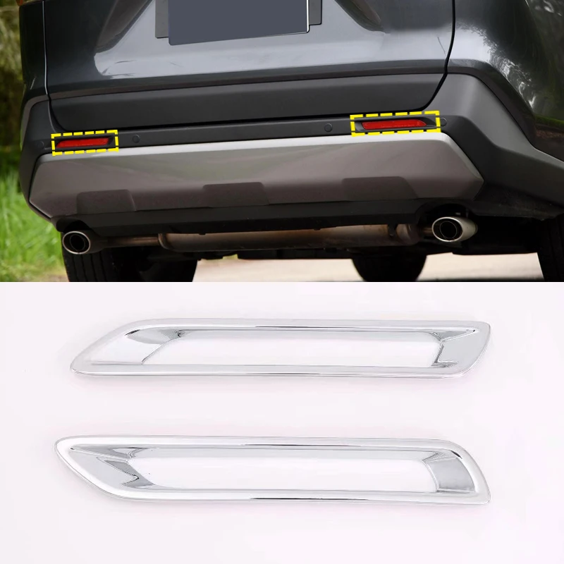 Автомобильные аксессуары для Toyota RAV4 2019 2020 2021 АБС-пластик хром внешняя отделка