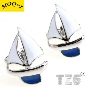 Белая синяя запонка запонки 1 пара бесплатная доставка акция | Украшения и