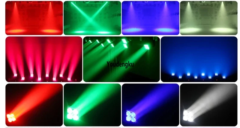 Маленькая Вращающаяся головка rgbw led zoom 4x10w 4 в 1 10 Вт | Лампы и освещение