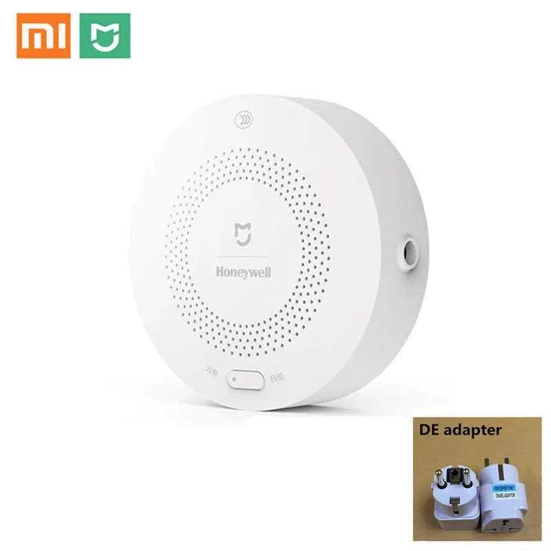 Add EU Plug Xiaomi Mijia Honeywell умный детектор газа CH4 мониторинг Газа потолок и настенный приложение Mihome дистанционное управление - Цвет: Add EU Plug