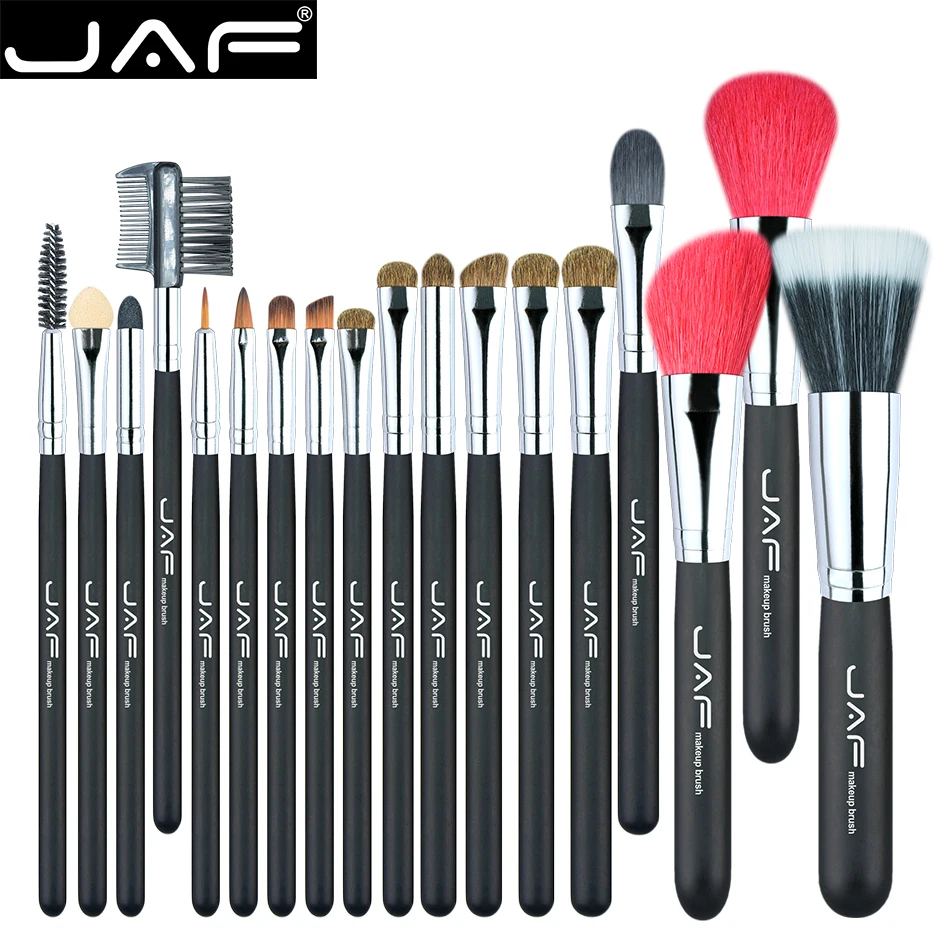 Набор кистей для макияжа из козьей шерсти и лошади 18 шт.|makeup brushes|artist makeup brushesgoat hair |