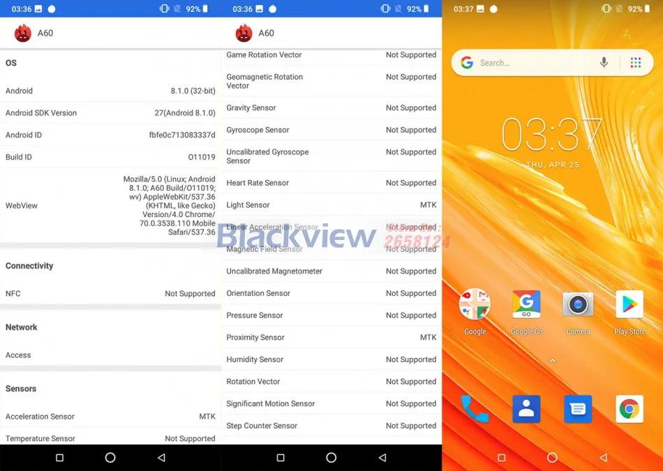 Смартфон Blackview A60, 4080 мАч, аккумулятор, 19:9, 6,1 дюйма, двойная камера, 1 ГБ ram, 16 ГБ rom, мобильный телефон, 13 МП+ 5 Мп камера