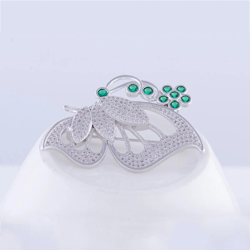 Женская Винтажная брошь в виде трех бабочек с кристаллами|brooches for women|brooch fashionbrooches