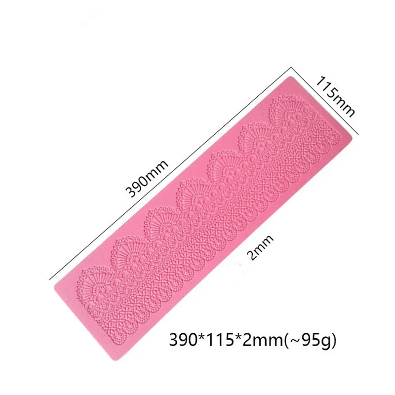 Силиконовые Помады Мат Большие размеры 3D цветок кружева плесень торт границы