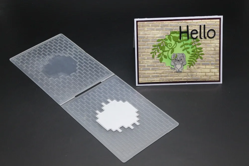 AZSG Новое поступление 3D креативные тисненые пластины дизайн DIY бумажные режущие штампы Скрапбукинг пластиковая папка для тиснения