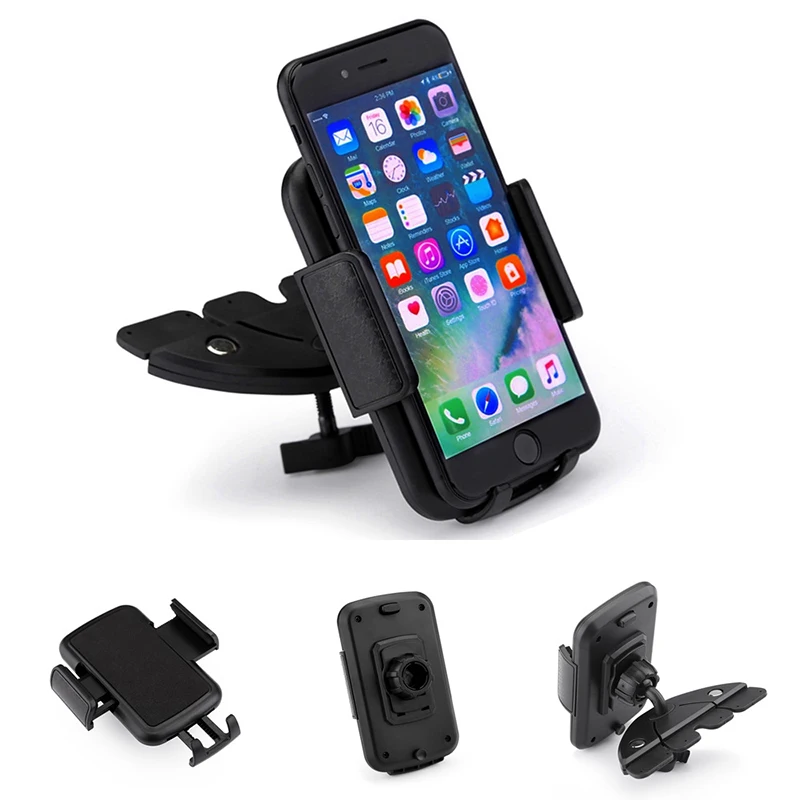 Авто CD слот Держатель подставка для мобильного смартфона gps для Iphone для samsung gps автомобильные аксессуары автозапчасти