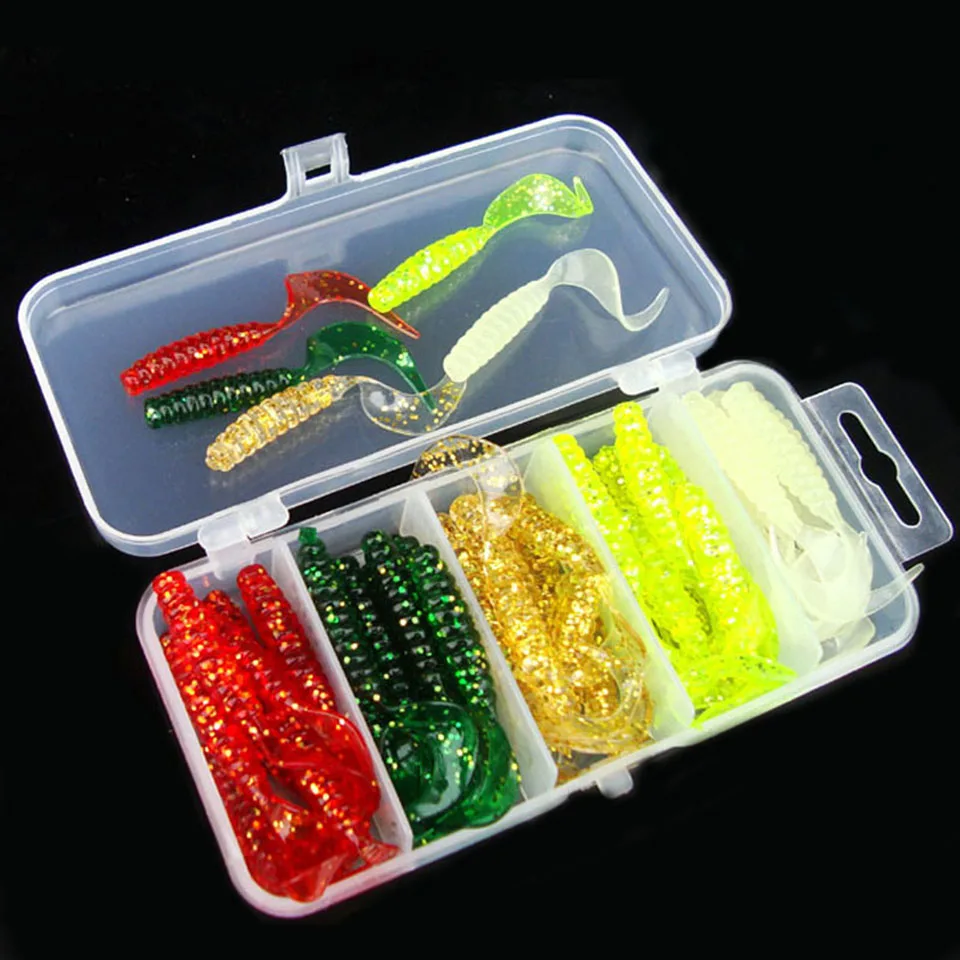 GoByGo 50 шт./корт. 5 см Мягкая приманка для морской рыбалки | Спорт и развлечения