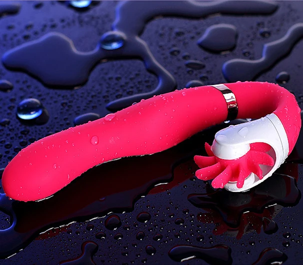 Red Лизать поцелуй Вибратор Женский оргазм Вращение Язык Вибратор Pussy Massage Женский мастурбатор Клитор Стимулятор G-spot Дилдо Взрослые продукты Секс-игрушки для женщин - Цвет: Red