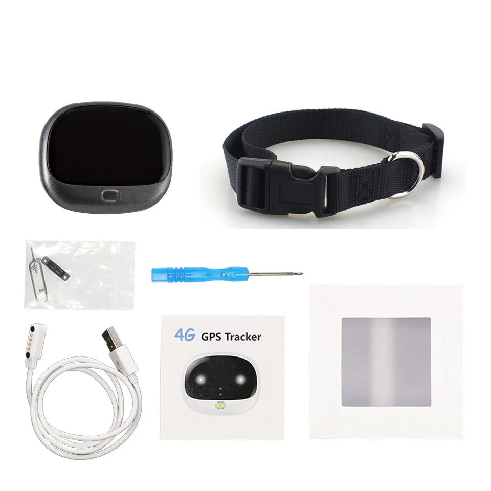 Black-black-collar 4G gps трекер V43 ошейник для домашних животных gps голосовой монитор gps трекер для домашних животных Отслеживание в реальном времени wifi локатор для кошек водонепроницаемый IP67 бесплатное приложение - Цвет: Black-black-collar