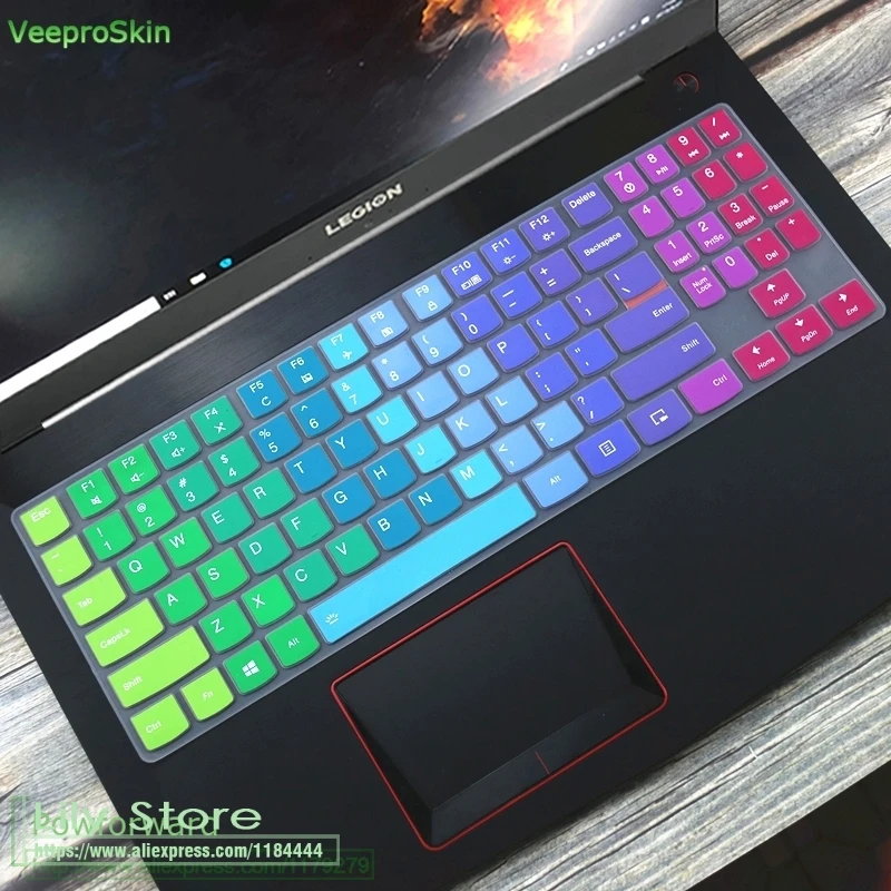 Силиконовая клавиатура защитная оболочка покрытие для lenovo Легион Y720 Y540 Y530 Y520 R720 Y7000 15,6 ''/Y730 Y740 17,3''