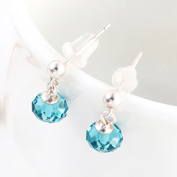 

New Crystals From Swarovski Drop Earrings Gift Pendientes Oorbellen Boucle D'Oreille Femmes
