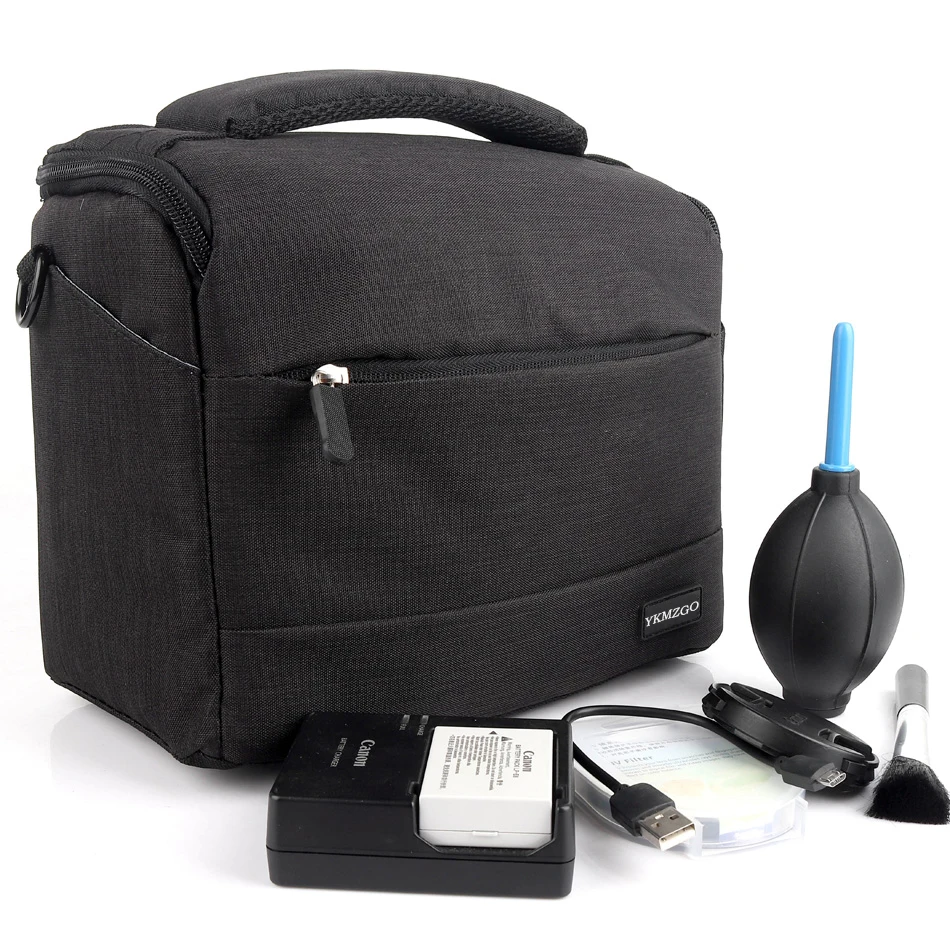 

DSLR Camera Bag Fashion Polyester Shoulder Bag Camera Case For Canon Nikon Sony Lens Pouch Bag Waterproof Photography Photo Bag