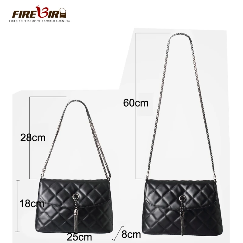 Клетчатые маленькие клатчи с бахромой и вышивкой женская черная сумка через