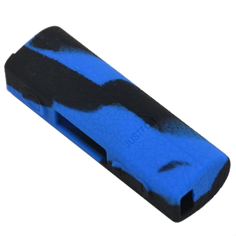 Black blue JUSTFOG Q16 стартер толстый силиконовый резиновый чехол обёрточная бумага рукав и силиконовый чехол для Vape просто туман Q16C коробка мод электронная сигарета - Цвет: Black blue