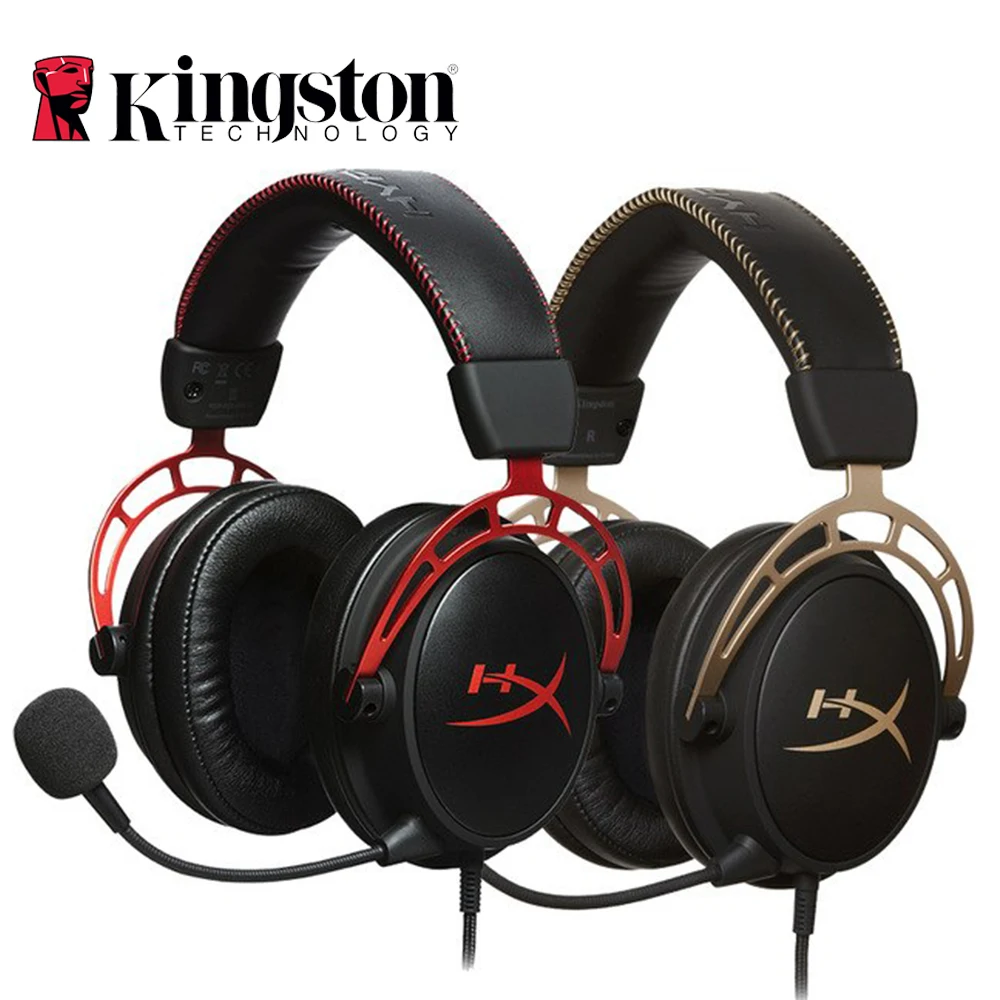 Kingston HyperX Cloud Alpha игровая гарнитура с микрофоном 3 5 мм наушники для PS4 PRO Xbox One S