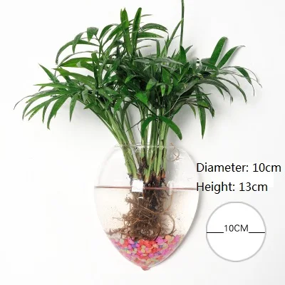 8. 10x13CM Креативные настенные стеклянные цветочные горшки, декоративная ваза, подвесные корзины, садовые плантаторы, украшения для ресторана, домашний декор - Цвет: 8. 10x13CM