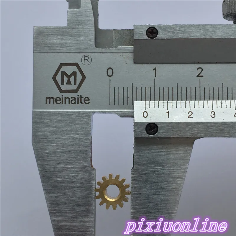10 шт K093Y Mini 3 17 мм пористый 14 зубьев латунный мотор вал шестерня DIY игрушки детали