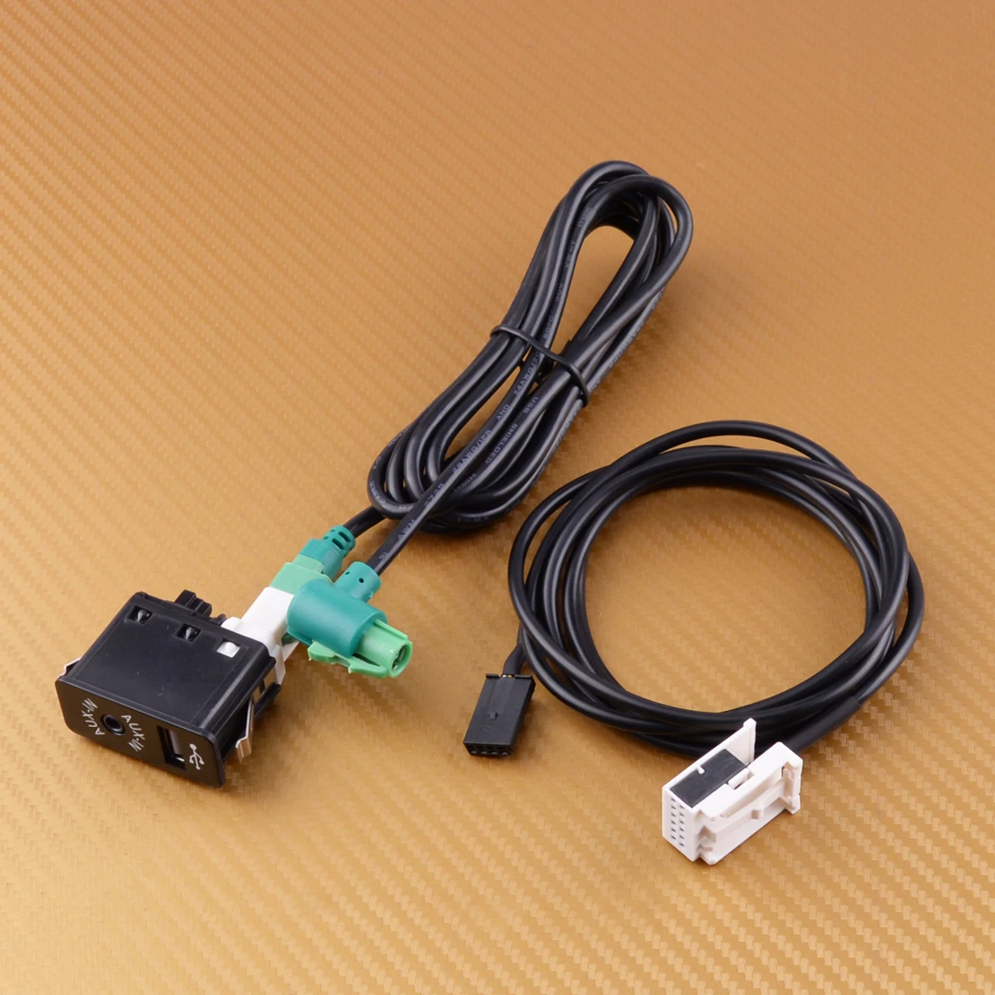 Beler автомобильный черный USB Aux Разъем жгут проводов переключатель адаптера