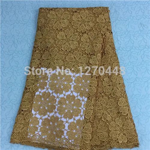 Бесплатная доставка! Африканский мода гипюр кружева / водорастворимым шнур для