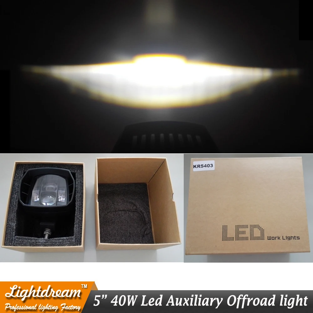 Светодиодный головной светильник 40 Вт новый светодиодный водительский 5 дюймов
