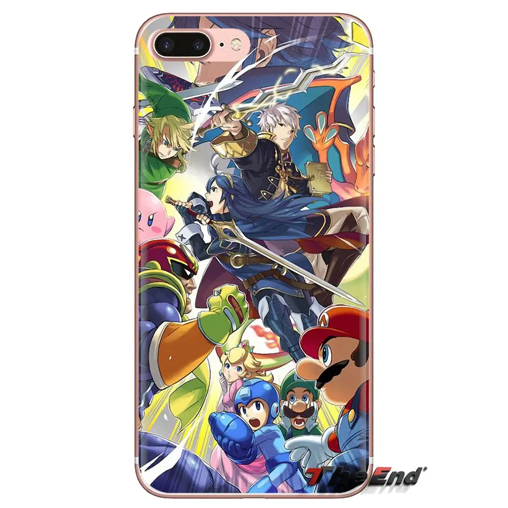 Мягкий прозрачный чехол для Xiaomi Redmi 4A S2 Note 3 3S 4 4X5 Plus 6 7 6A Pro Pocophone F1 Super Smash Bros Melee Design |