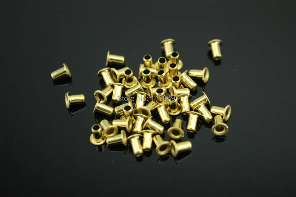 200 шт. M3 * 3/M3*4/M3*5/M3*6 заклепки полые медные DIY для платы 0 5 мм ~ Бесплатная