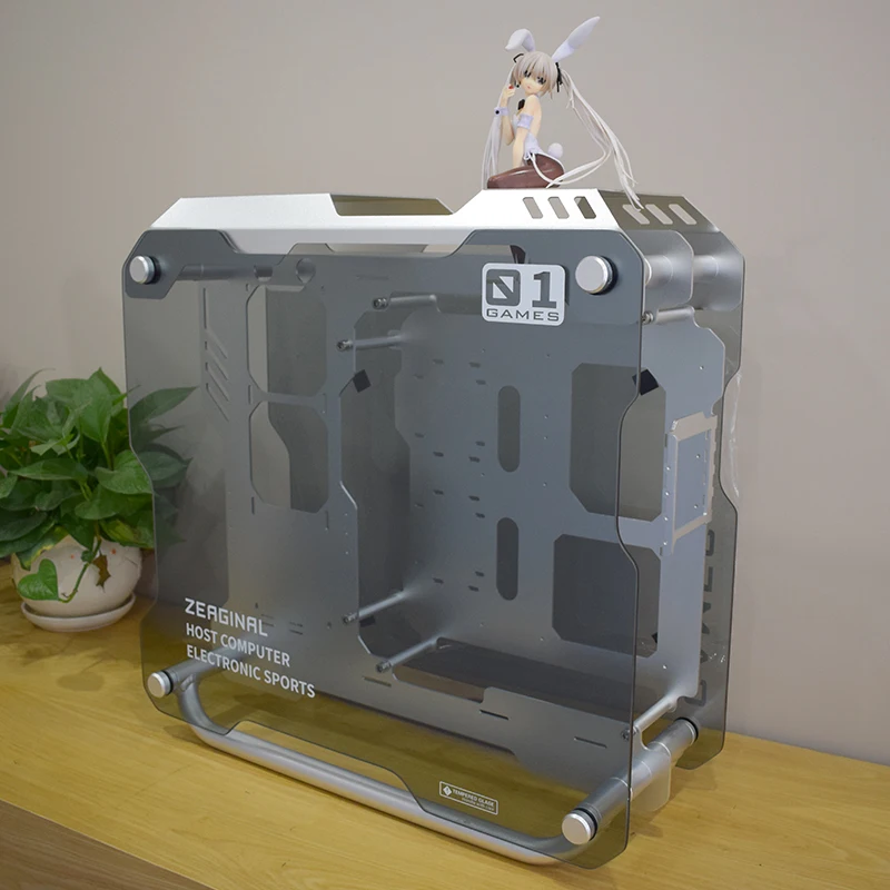 Корпус Водяного Охлаждения i7 7700k 8/16 Гб RAM 120 ГБ/1 T GX1080 21 5/23 6 дюйма монитор дисплей