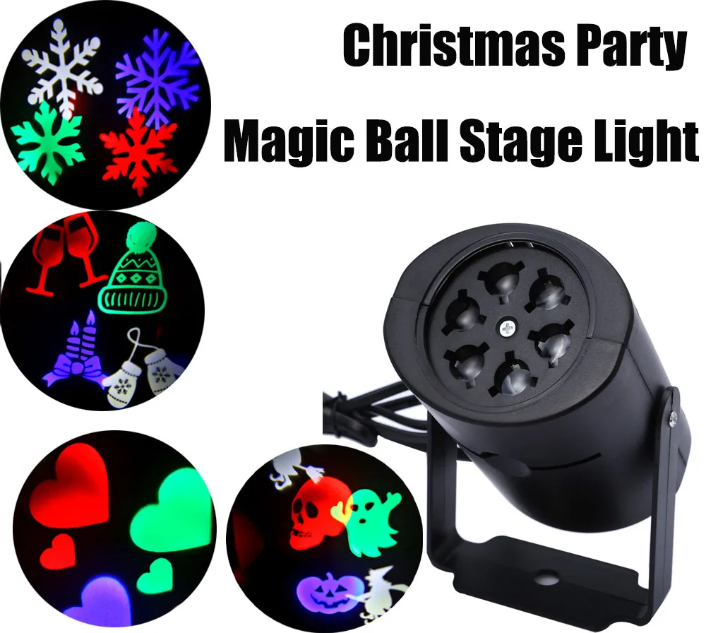 Светодиодный сценический Световой Лазерный проектор лампы сердце снег паук