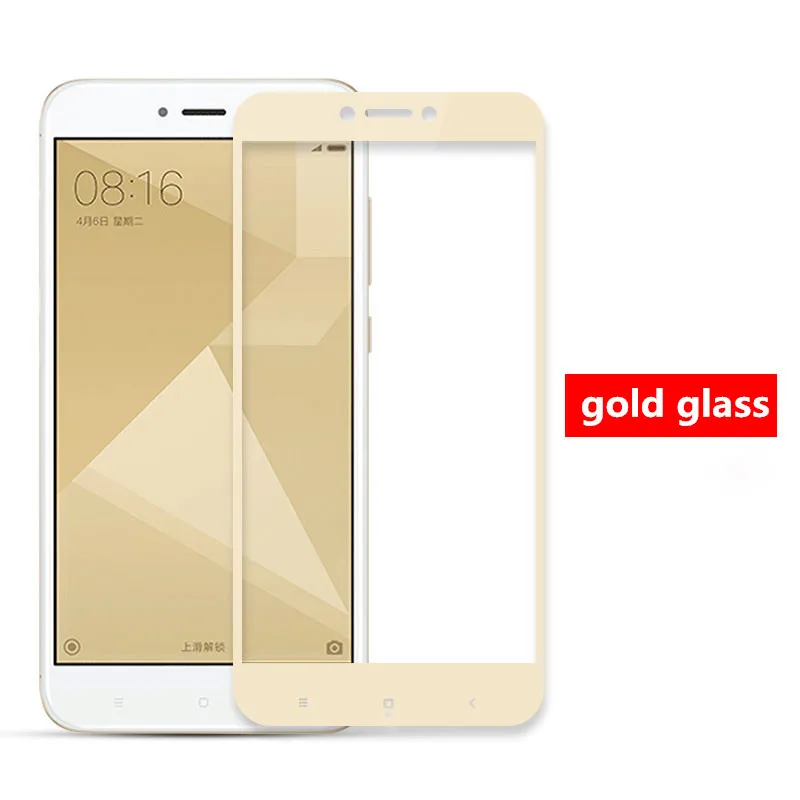 2 шт. Защитная стеклянная пленка для Xiaomi Redmi 4X Note защита экрана полное покрытие 5A