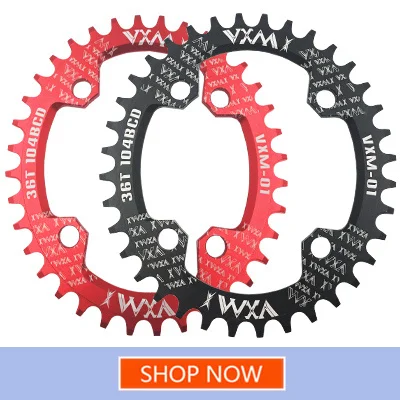 Велосипедная рукоятка VXM 104BCD MTB 30 T, звездочка из алюминиевого сплава, узкая широкая круглая звездочка, велосипедный шатун со звездами для велосипеда, запчасти