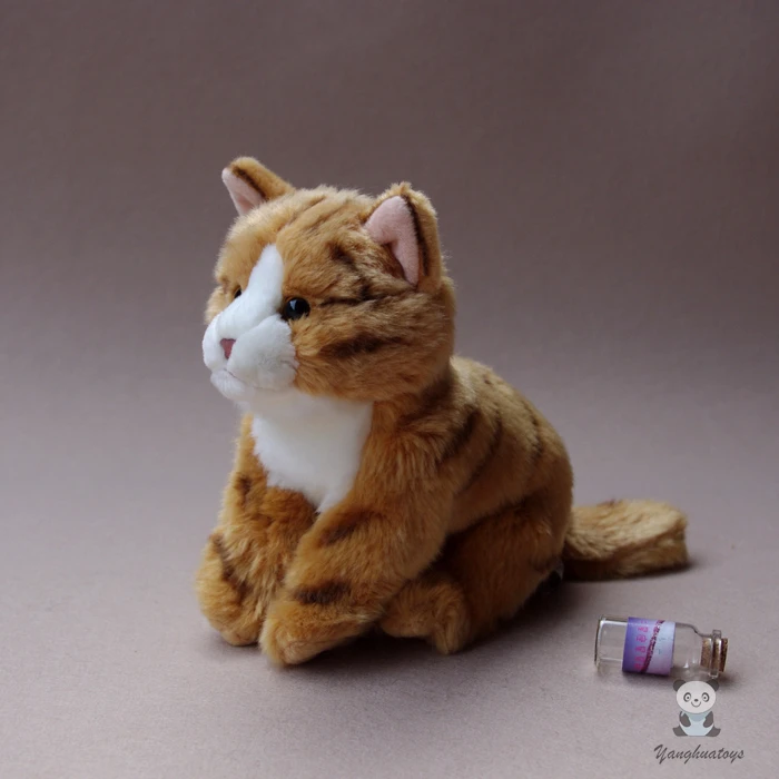 Плюшевый рисунок тигра кошка игрушка Имитация животных детские игрушки подарки