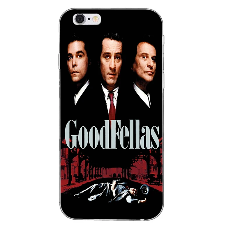 Goodfellas гангстера силиконовый мягкий чехол для телефона из ТПУ для Apple iPhone 4 4S 5 5S 5c SE 6 6s plus, 7, 7 plus, 8, 8 plus, X - Цвет: GoodfellasA08