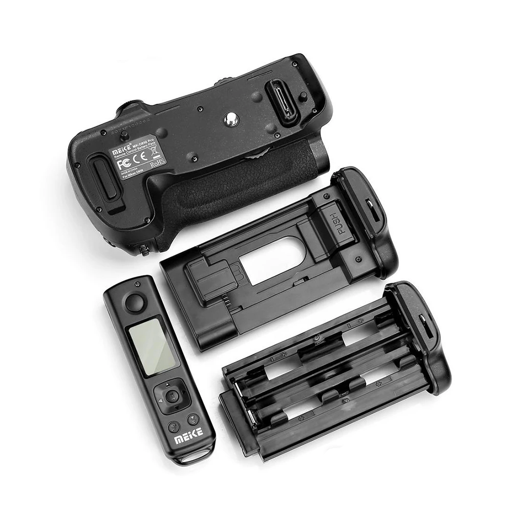 MEIKE MK D850 Pro Аккумулятор с беспроводным пультом дистанционного управления 2 4G для