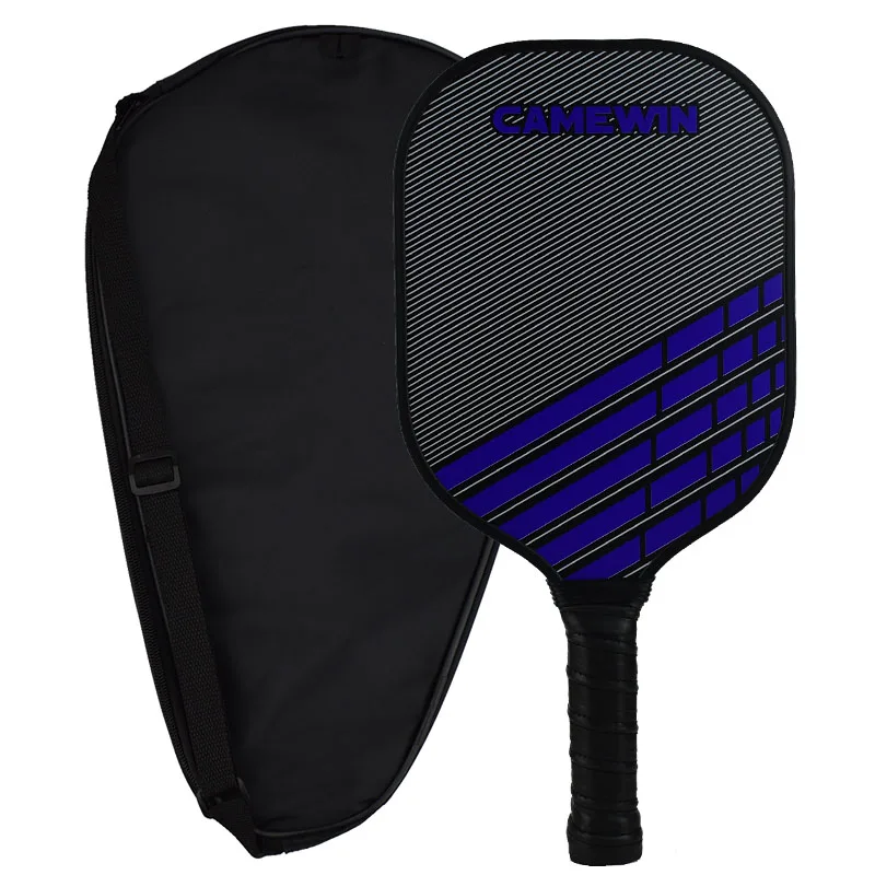 Графитовый синий Pickleball ракетка с полимерным сотовым композитным сердечником Низкопрофильная кромка комплект Крытый Открытый