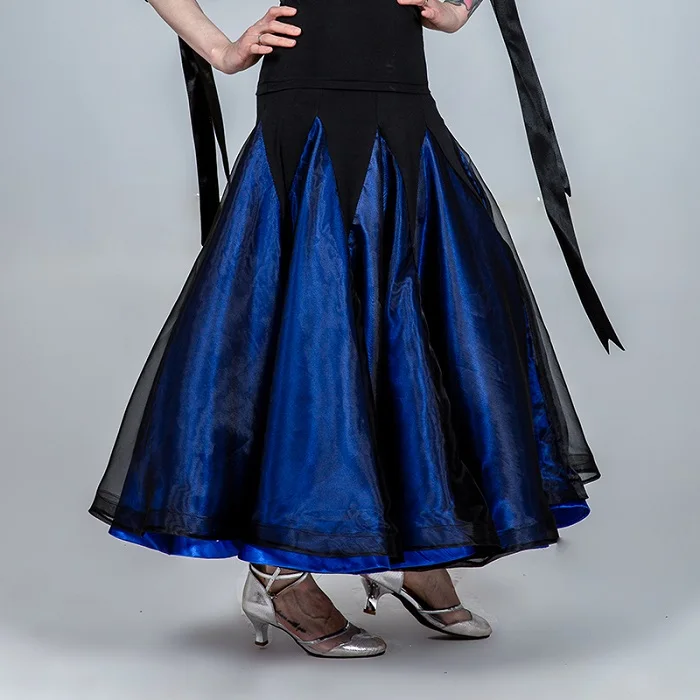 Only skirt Бальное платье для танцев, юбки для женщин, принтованный вальс, стандартный танец, танго, тренировочная одежда, большой подол, фламенко, одежда для выступлений DL3873 - Цвет: Only skirt