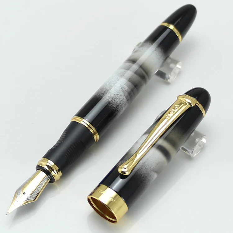 11 Jinhao X450 самопишущее перо Красный 22 цвета Металлический Золотой зажим роскошные ручки Caneta Канцтовары офисный школьный расходные материалы - Цвет: 11