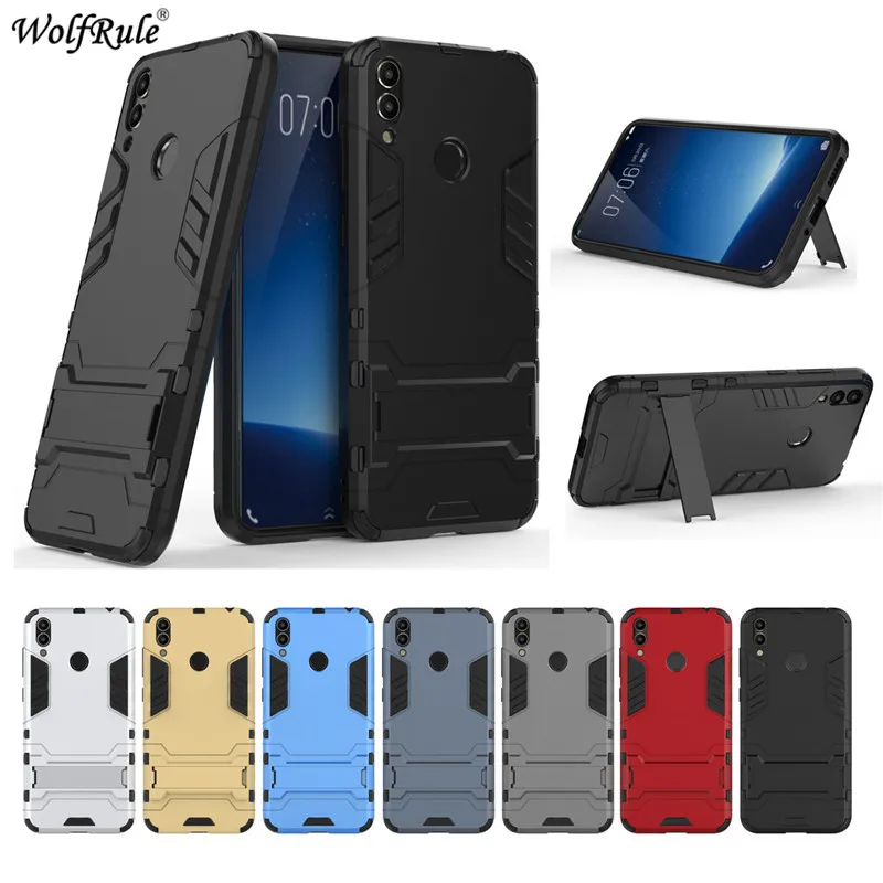 Чехол для Huawei Honor 8C 8X 8 чехол из ТПУ и поликарбоната защитный бампер задней панели