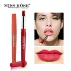 Водостойкая матовая двухсторонняя губная помада, 14 цветов, увлажняющий макияж, подводка для губ, стойкая губная помада, косметическая губная помада