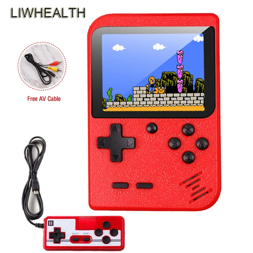 

Built-in 400 Games 1000mAh Battery Retro Video Handheld Game Console+Gamepad 2 Players Doubles 3.0 Inch Color LCD Game Player