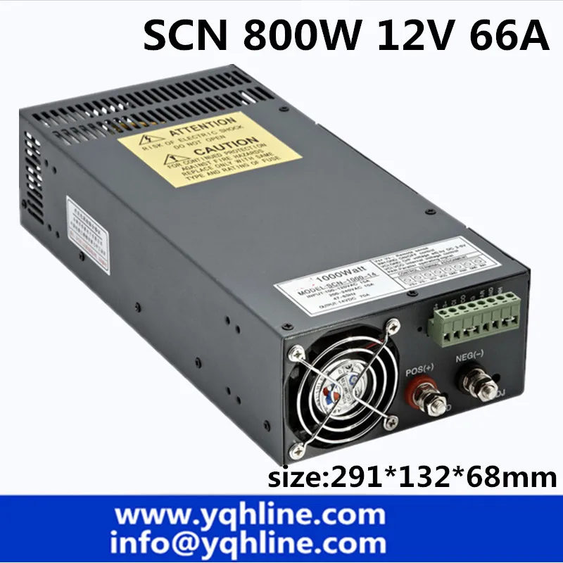 Цена по прейскуранту завода 800w 12v 66A высокой мощности одиночный режим