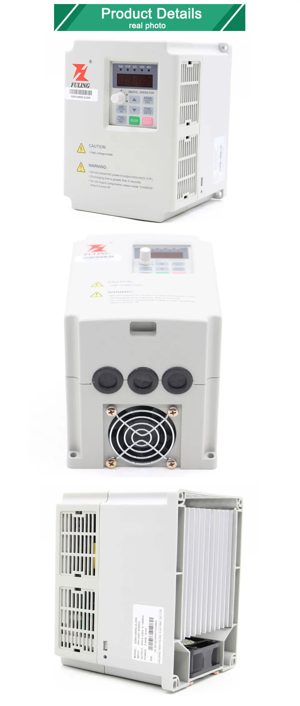 2.2kw VFD драйвер переменной частоты VFD инвертор 1HP/3HP вход 3HP выход ЧПУ шпиндель мотор драйвер шпинделя управление скоростью двигателя