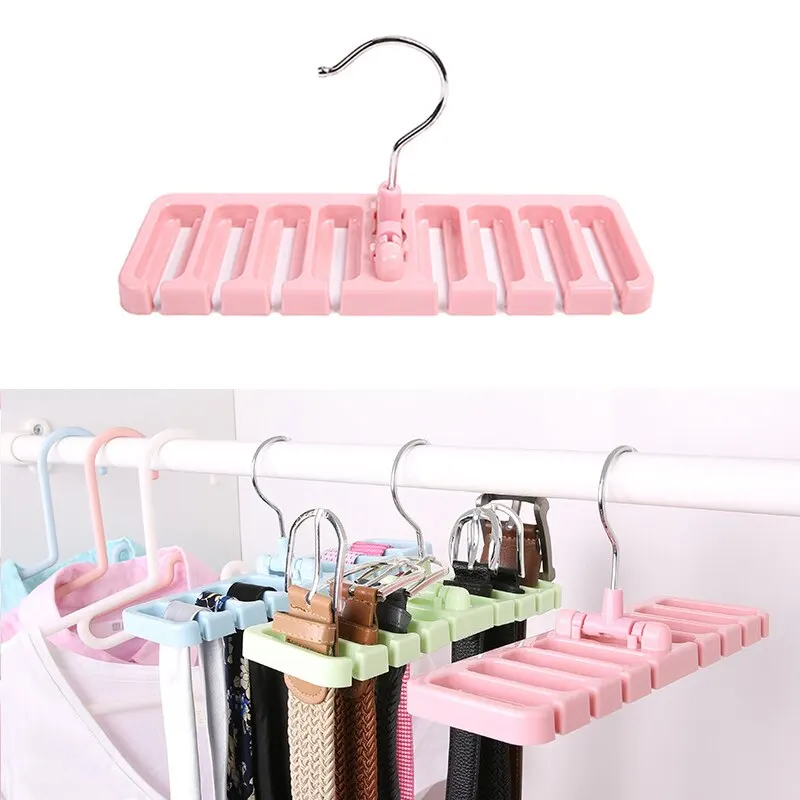 CYSINCOS Storage Rack Tie Belt Organizer Rotating Ties Hanger Holder Closet Organization Wardrobe Finishing Space Saver | Дом и сад